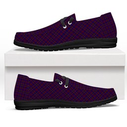 ScotsTee Shop Scottish Nithsdale Dalgliesh Tartan Plaid Canvas Loafer Shoes