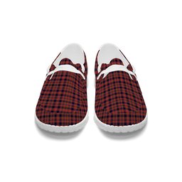 ScotsTee Shop Scottish Ogilvy Tartan Plaid Canvas Loafer Shoes