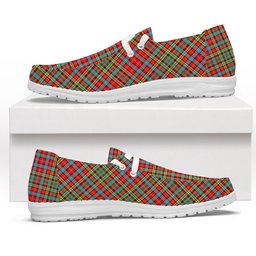 ScotsTee Shop Scottish Ogilvie Tartan Plaid Canvas Loafer Shoes