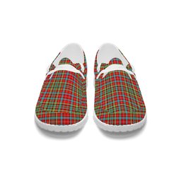 ScotsTee Shop Scottish Ogilvie Tartan Plaid Canvas Loafer Shoes