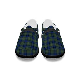ScotsTee Shop Scottish Muir Modern Tartan Plaid Canvas Loafer Shoes