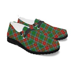 ScotsTee Shop Scottish Muirhead SC Tartan Plaid Canvas Loafer Shoes