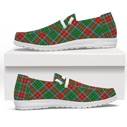 ScotsTee Shop Scottish Muirhead SC Tartan Plaid Canvas Loafer Shoes