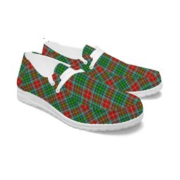 ScotsTee Shop Scottish Muirhead SC Tartan Plaid Canvas Loafer Shoes