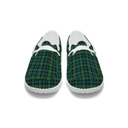 ScotsTee Shop Scottish Sempill Ancient Tartan Plaid Canvas Loafer Shoes