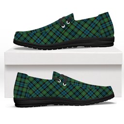 ScotsTee Shop Scottish Sempill Ancient Tartan Plaid Canvas Loafer Shoes