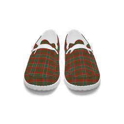 ScotsTee Shop Scottish Russell USA Ancient Tartan Plaid Canvas Loafer Shoes