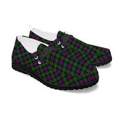 ScotsTee Shop Scottish Selkirk Original Tartan Plaid Canvas Loafer Shoes