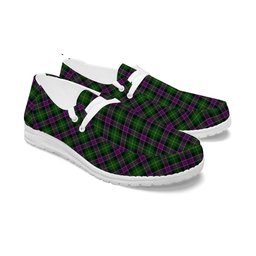 ScotsTee Shop Scottish Selkirk Original Tartan Plaid Canvas Loafer Shoes