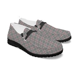 ScotsTee Shop Scottish Shaw Dress Tartan Plaid Canvas Loafer Shoes