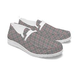 ScotsTee Shop Scottish Shaw Dress Tartan Plaid Canvas Loafer Shoes