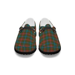 ScotsTee Shop Scottish Wilson Janet Ancient Clan Tartan Plaid Canvas Loafer Shoes