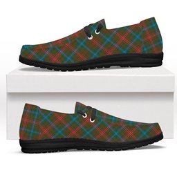 ScotsTee Shop Scottish Wilson Janet Ancient Clan Tartan Plaid Canvas Loafer Shoes