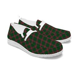ScotsTee Shop Scottish Seller Tartan Plaid Canvas Loafer Shoes