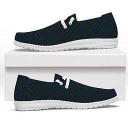 ScotsTee Shop Scottish Walker Hunting Tartan Plaid Canvas Loafer Shoes