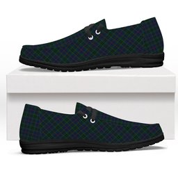 ScotsTee Shop Scottish Walker Hunting Tartan Plaid Canvas Loafer Shoes