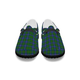 ScotsTee Shop Scottish Turnbull Hunting SC Tartan Plaid Canvas Loafer Shoes