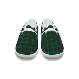 ScotsTee Shop Scottish Welsh National Tartan Plaid Canvas Loafer Shoes