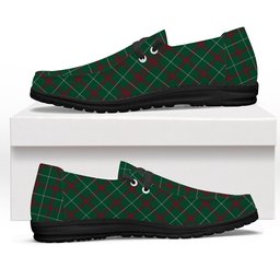 ScotsTee Shop Scottish Welsh National Tartan Plaid Canvas Loafer Shoes