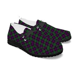 ScotsTee Shop Scottish Wilsons 158 Tartan Plaid Canvas Loafer Shoes