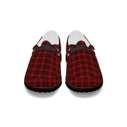 ScotsTee Shop Scottish Smeaton 1985 Tartan Plaid Canvas Loafer Shoes