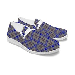 ScotsTee Shop Scottish Yes Scotland Tartan Plaid Canvas Loafer Shoes