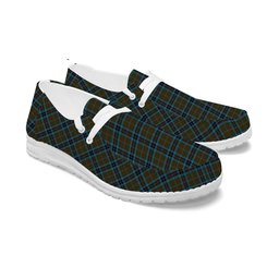 ScotsTee Shop Scottish Thompson Hunting Tartan Plaid Canvas Loafer Shoes