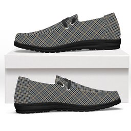 ScotsTee Shop Scottish Yamato International Tartan Plaid Canvas Loafer Shoes