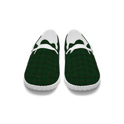 ScotsTee Shop Scottish Skene Hunting Tartan Plaid Canvas Loafer Shoes