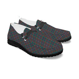 ScotsTee Shop Scottish Russell Old Modern Tartan Plaid Canvas Loafer Shoes
