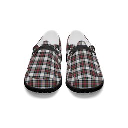 ScotsTee Shop Scottish Stewart Dress Modern Tartan Plaid Canvas Loafer Shoes
