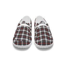 ScotsTee Shop Scottish Stewart Dress Modern Tartan Plaid Canvas Loafer Shoes