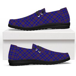 ScotsTee Shop Scottish Yamaue Tartan Plaid Canvas Loafer Shoes