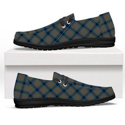 ScotsTee Shop Scottish Thompson Hunting Ancient Tartan Plaid Canvas Loafer Shoes
