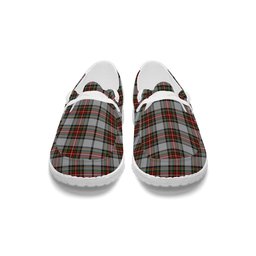 ScotsTee Shop Scottish Stewart Dress Tartan Plaid Canvas Loafer Shoes