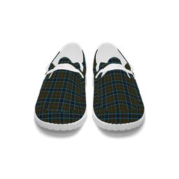 ScotsTee Shop Scottish Thomson Hunting Tartan Plaid Canvas Loafer Shoes