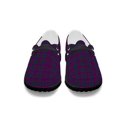 ScotsTee Shop Scottish Wardlaw Tartan Plaid Canvas Loafer Shoes