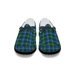 ScotsTee Shop Scottish Shaw of Carolina Ancient Tartan Plaid Canvas Loafer Shoes