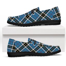 ScotsTee Shop Scottish Thompson Society Tartan Plaid Canvas Loafer Shoes