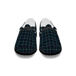 ScotsTee Shop Scottish Stephenson Hunting Modern Tartan Plaid Canvas Loafer Shoes