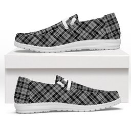 ScotsTee Shop Scottish Scott Abbreviated Tartan Plaid Canvas Loafer Shoes
