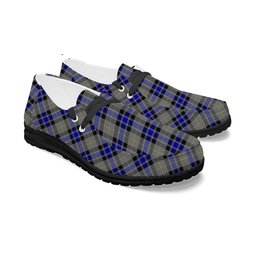 ScotsTee Shop Scottish Sneddon, Jonathan Taylor Tartan Plaid Canvas Loafer Shoes