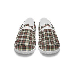 ScotsTee Shop Scottish Stewart Dress Modern SC Tartan Plaid Canvas Loafer Shoes