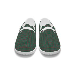 ScotsTee Shop Scottish Spence Fragment Modern Clan Tartan Plaid Canvas Loafer Shoes