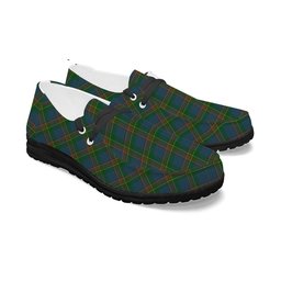 ScotsTee Shop Scottish Yorkland Tartan Plaid Canvas Loafer Shoes