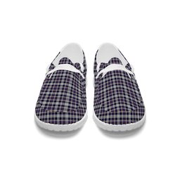 ScotsTee Shop Scottish Rutherford Simon Travis Alan Tartan Plaid Canvas Loafer Shoes