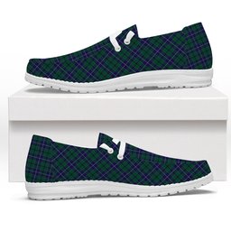 ScotsTee Shop Scottish Weisfeld Tartan Plaid Canvas Loafer Shoes