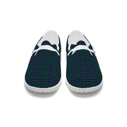ScotsTee Shop Scottish Weisfeld Tartan Plaid Canvas Loafer Shoes