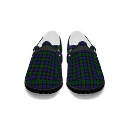 ScotsTee Shop Scottish Urquhart Logan Tartan Plaid Canvas Loafer Shoes