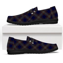 ScotsTee Shop Scottish York Regional Police Tartan Plaid Canvas Loafer Shoes